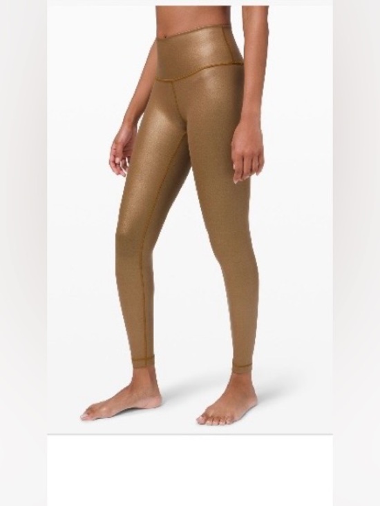 Pants - Lululemon Wunder Under High-Rise Tight 28” Matte Copper Foil Size 8